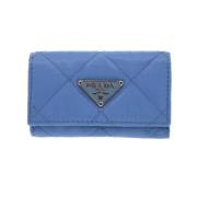 Pre-owned Fabric wallets Prada Vintage , Blue , Dames