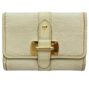 Tweedehands portemonnees Louis Vuitton Vintage , Beige , Dames