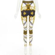 Pre-owned Viscose bottoms Versace Pre-owned , Yellow , Dames