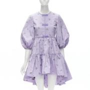 Pre-owned Polyester dresses Valentino Vintage , Purple , Dames