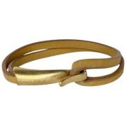 Vintage Geelgouden Armbanden Bottega Veneta Vintage , Yellow , Dames