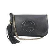 Tweedehands Schoudertas Gucci Vintage , Black , Dames