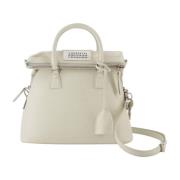 5Ac Classique Mini Bag in Beige Leather Maison Margiela , Beige , Dame...