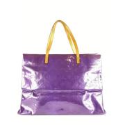 Pre-owned Draagtas Louis Vuitton Vintage , Purple , Dames