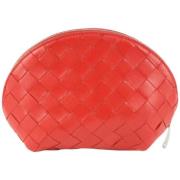 Vintage Pre-Owned Clutch Bottega Veneta Vintage , Red , Dames