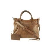 Tweedehands schoudertas Balenciaga Vintage , Brown , Dames