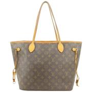 Tweedehands Neverfull MM Monogram Tas Louis Vuitton Vintage , Brown , ...