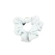 Pre-owned Leather hair-accessories Chanel Vintage , White , Dames