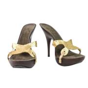 Pre-owned Sandalen Giuseppe Zanotti Pre-owned , Yellow , Dames