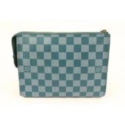 Tweedehands koppeling Louis Vuitton Vintage , Blue , Dames