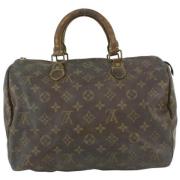 Tweedehands Speedy 30 Monogram Handtas Louis Vuitton Vintage , Brown ,...