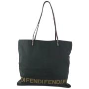 Pre-eigendom canvas Fendi-bags Fendi Vintage , Black , Dames