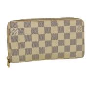 Tweedehands portemonnees Louis Vuitton Vintage , Beige , Dames