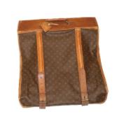 Bruin Leren Gucci Handtas Louis Vuitton Vintage , Brown , Unisex
