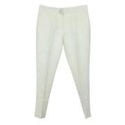Pre-owned Cotton bottoms Dolce & Gabbana Pre-owned , White , Dames