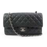 Vintage Schoudertas Chanel Vintage , Black , Dames