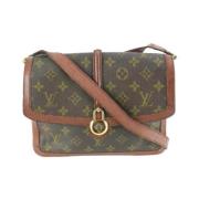 Tweedehands Schoudertas, Lengte: 10 Louis Vuitton Vintage , Brown , Da...