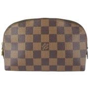 Tweedehands koppeling Louis Vuitton Vintage , Brown , Dames