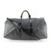 Tweedehands weekendtas Louis Vuitton Vintage , Black , Dames