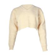 Pre-owned Wool tops Acne Studios Pre-owned , Yellow , Dames