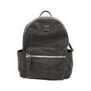 Pre-owned Nylon backpacks MCM Pre-owned , Black , Dames