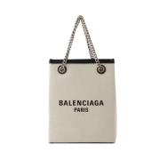 Pre-owned Cotton balenciaga-bags Balenciaga Vintage , Beige , Dames