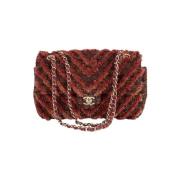 Pre-owned Cotton chanel-bags Chanel Vintage , Red , Dames