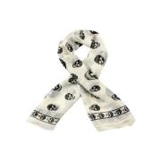 Pre-owned Silk scarves Alexander McQueen Pre-owned , White , Dames