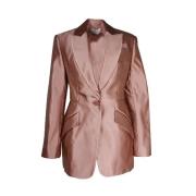 Pre-owned Silk tops Alexander McQueen Pre-owned , Pink , Dames