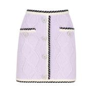 Lila Rok met Juweelknopen Self Portrait , Purple , Dames