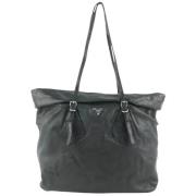 Pre-owned Draagtas Prada Vintage , Black , Dames