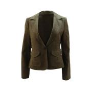 Pre-owned Wool outerwear Burberry Vintage , Green , Dames