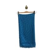 Pre-owned Wool scarves Fendi Vintage , Blue , Dames