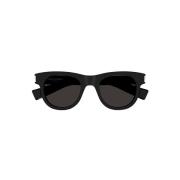 Stijlvolle zwarte zonnebril voor vrouwen Saint Laurent , Black , Dames