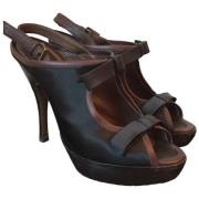 Pre-owned Canvas sandals Marni Pre-owned , Black , Dames