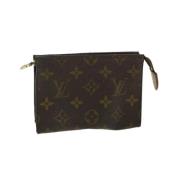 Pre-owned Canvas wallets Louis Vuitton Vintage , Brown , Dames