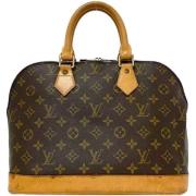 Pre-owned Canvas louis-vuitton-bags Louis Vuitton Vintage , Brown , Da...