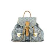 Tweedehands rugzak Louis Vuitton Vintage , Blue , Dames