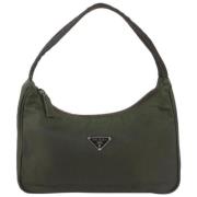 Tweedehands schoudertas Prada Vintage , Green , Dames