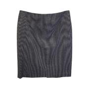 Pre-owned Wool bottoms Armani Pre-owned , Gray , Dames