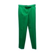 Pre-owned Polyester bottoms Givenchy Pre-owned , Green , Dames