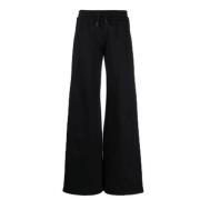 Zwarte Track Pants met Piping-Detail Off White , Black , Dames