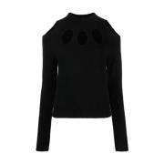 Zwarte Sweaters voor Vrouwen Actitude , Black , Dames