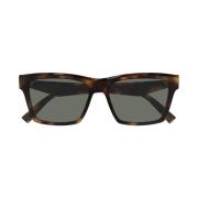 Luxe bruine zonnebril Saint Laurent , Brown , Dames