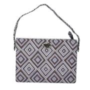 Pre-owned Canvas prada-bags Prada Vintage , Purple , Dames