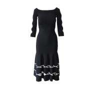 Pre-owned Viscose dresses Alexander McQueen Pre-owned , Black , Dames