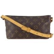 Tweedehands schoudertas Louis Vuitton Vintage , Brown , Dames