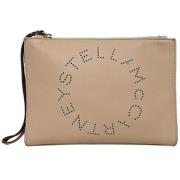 Pre-owned Leather clutches Stella McCartney Pre-owned , Beige , Dames