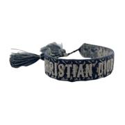 Pre-owned Fabric bracelets Dior Vintage , Black , Dames