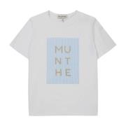 Lora T-Shirt met Steenprint Munthe , Gray , Dames